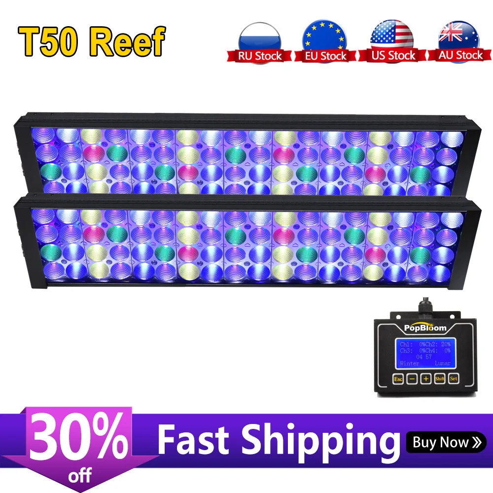 DSunY аквариумный светодиодный светильник с морской водой для 48 &quot120 см коралловых