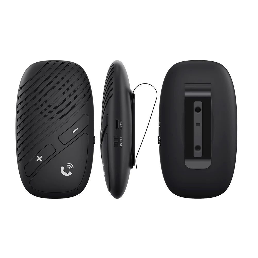 

Bluetooth Handsfree Car Kit Speakerphone English Chinese Voice Prompt Save Time Automobile Interior Decoration Parts