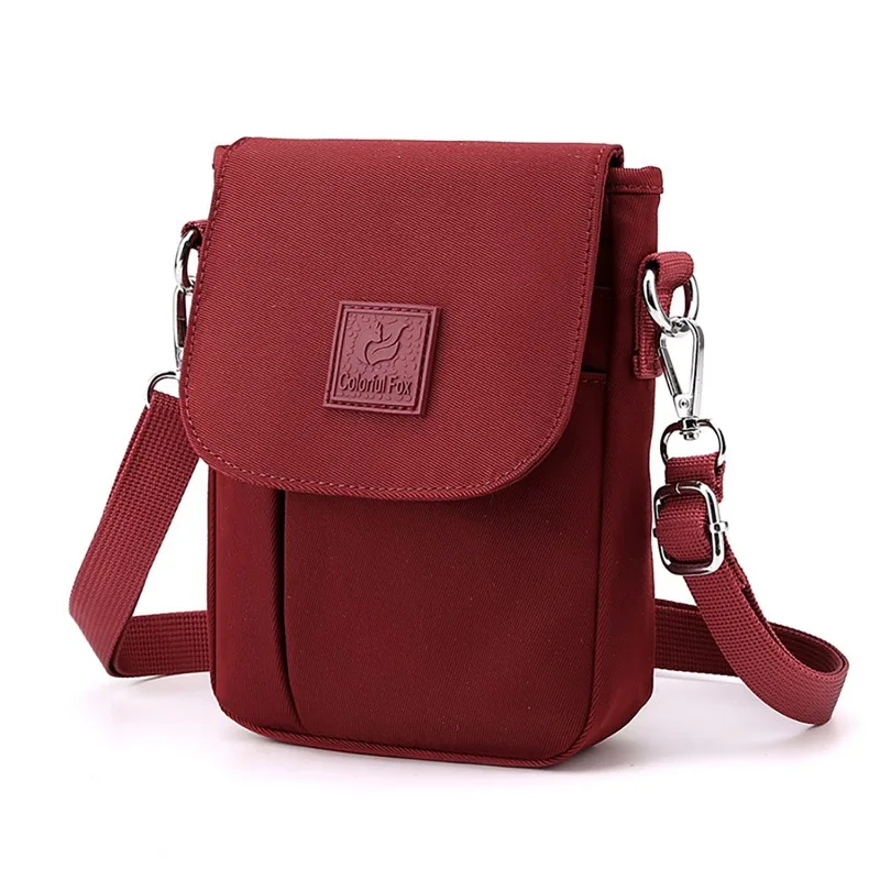 

2021 Small Shoulder Bags Nylon Women Mobile Phone Bags Mini Female Messenger Purse Lady Wallet New Waist Bag