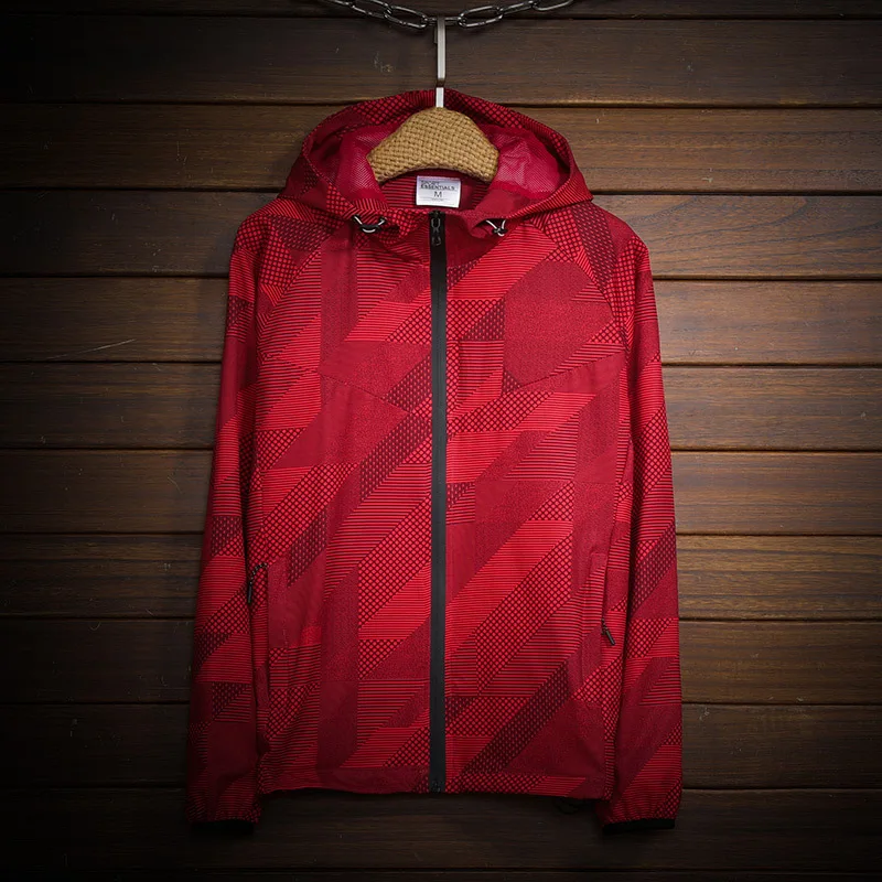 

Spring Autumn New Men Coat Fashion Jacket Outdoor Travel Windproof Casual Coats Thin Breathable Jackets Dropshipping S-5XL