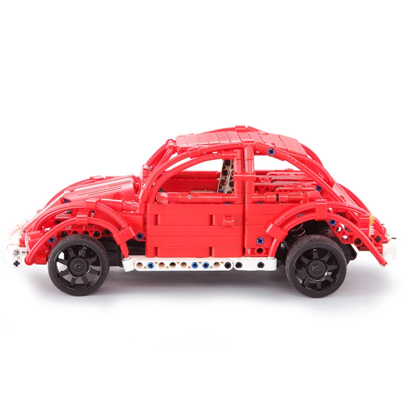 

RC Building Blocks Car C51016 472 PCS Red Beetle 2.4G Remote Control Bricks Toys For Kids