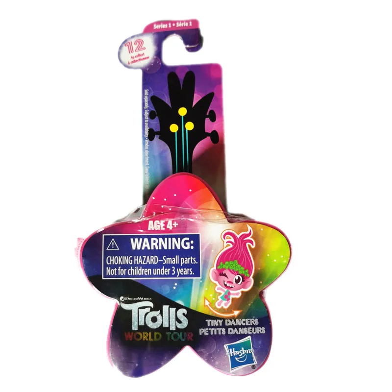 

Trolls DreamWorks World Tour Tiny Dancers DreamWorks Tiny Dancers Friend Pack with 2 Tiny Dancers Figures Blind Bag Doll Toy