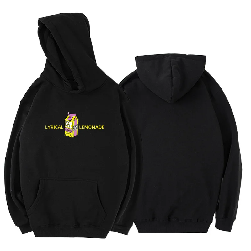 

Lyrical Lemonade Hoodie Women Men Hip Hop Sweatshirt Funny Music Oversized Hooded Streetwear Thin Velvet Warm Hoodies