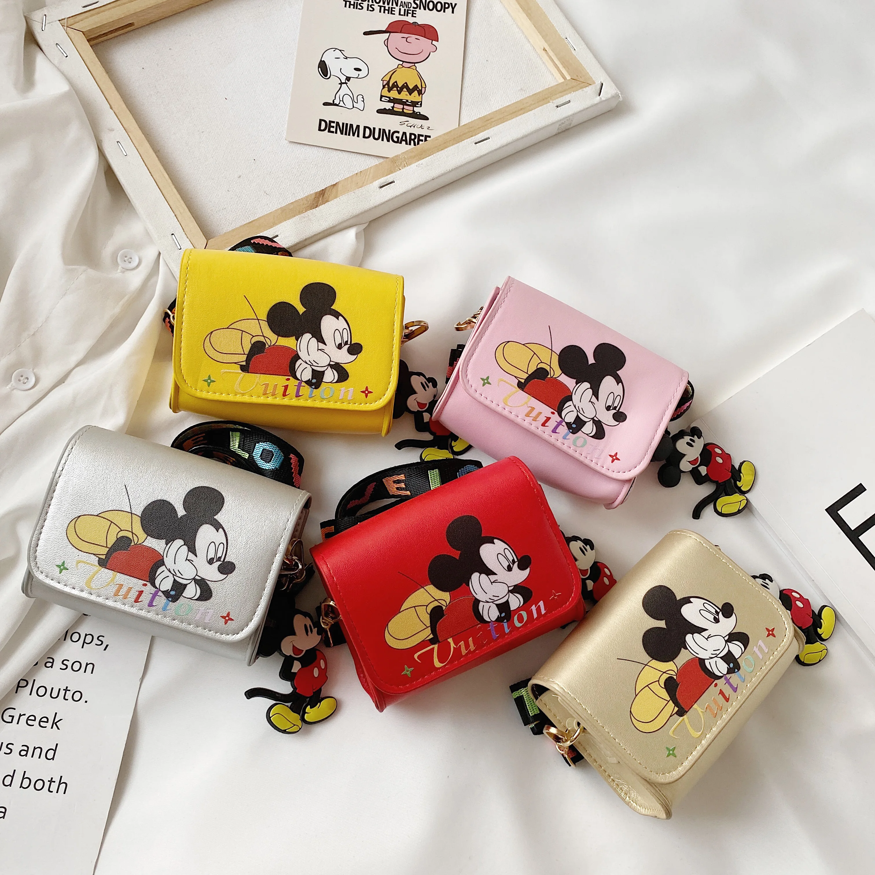 Новые детские сумки из иск. Кожи детский мессенджер в Корейском стиле для девочек