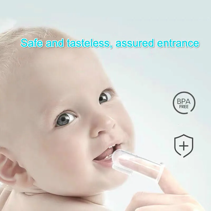 Детская зубная щетка Силиконовая и коробка для чистки зубов Мягкая детей