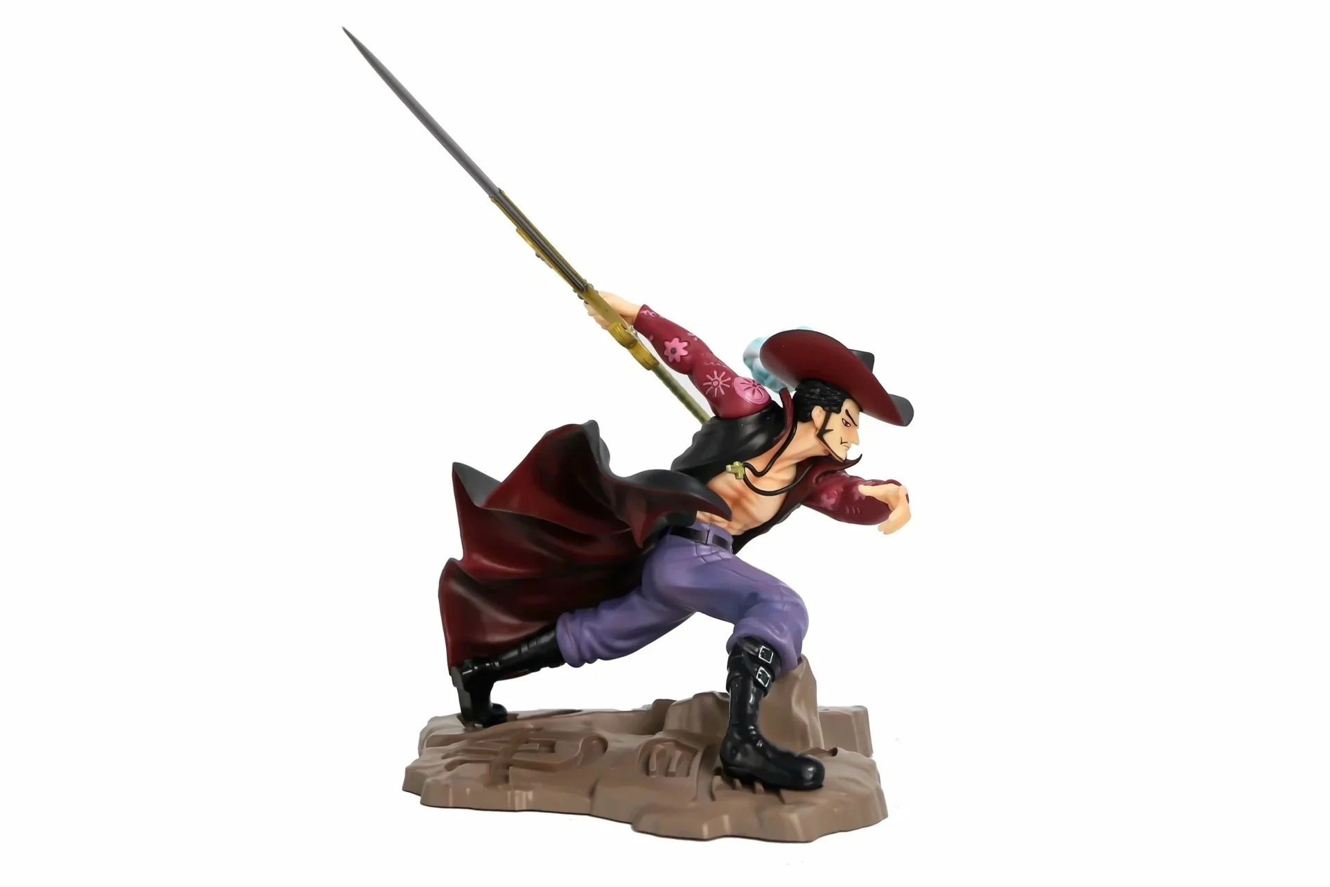 Аниме O.n.e.P.i.e.c.e MAX три тысячи мира P.O.P Hawkeye Mihawk Battle Edition фигурка в коробке примерно 19