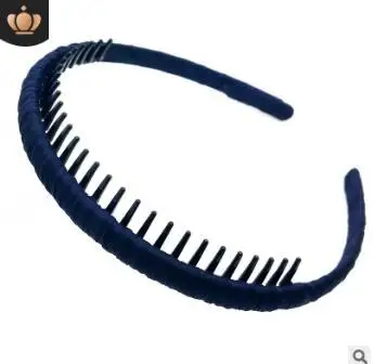 安い 60 ピース/ロット DIY マルチシンプルなサテン手作りヘッドバンドスパイラル純粋なコローレ歯ヘアバンドヘアケア & スタイリングツール HA777