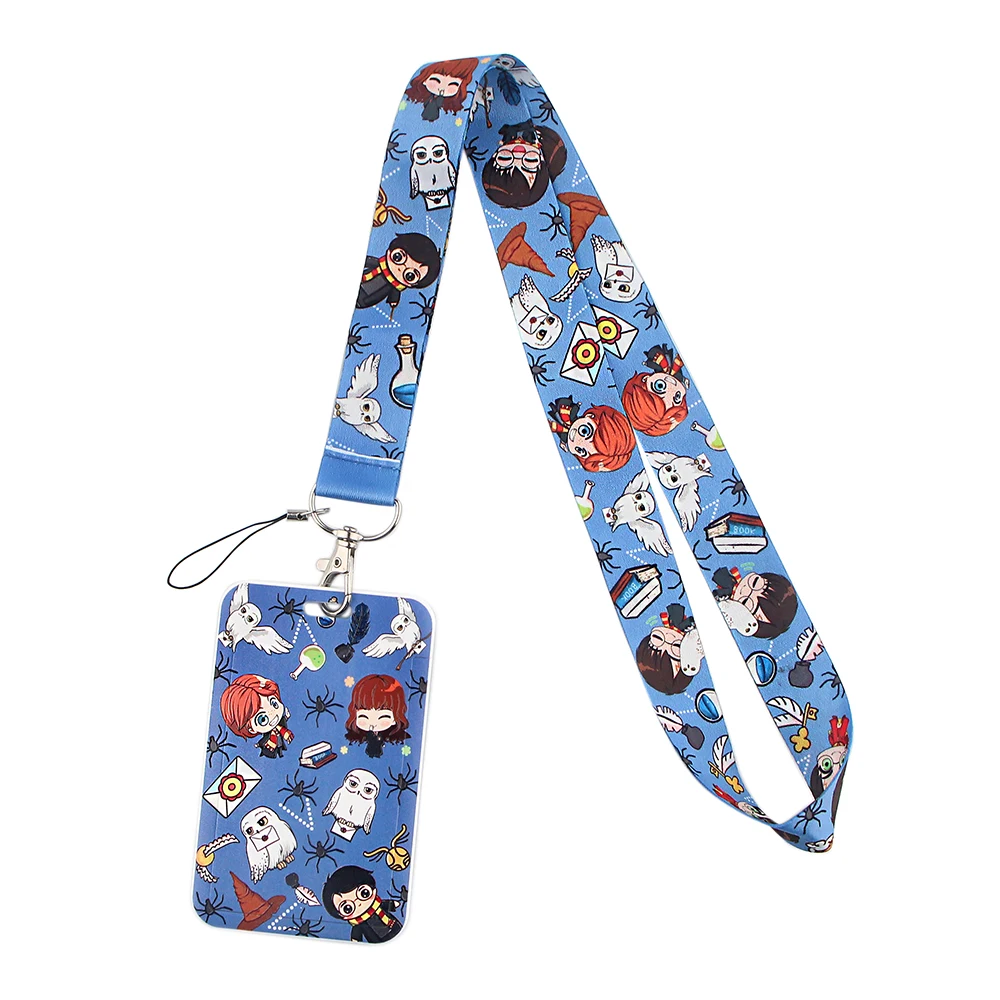 

FD0248 Anime Office Card Set Fashion Keychain Belt Phone Lanyard Key ID Card USB Badge Holder DIY Lasso Lanyarde