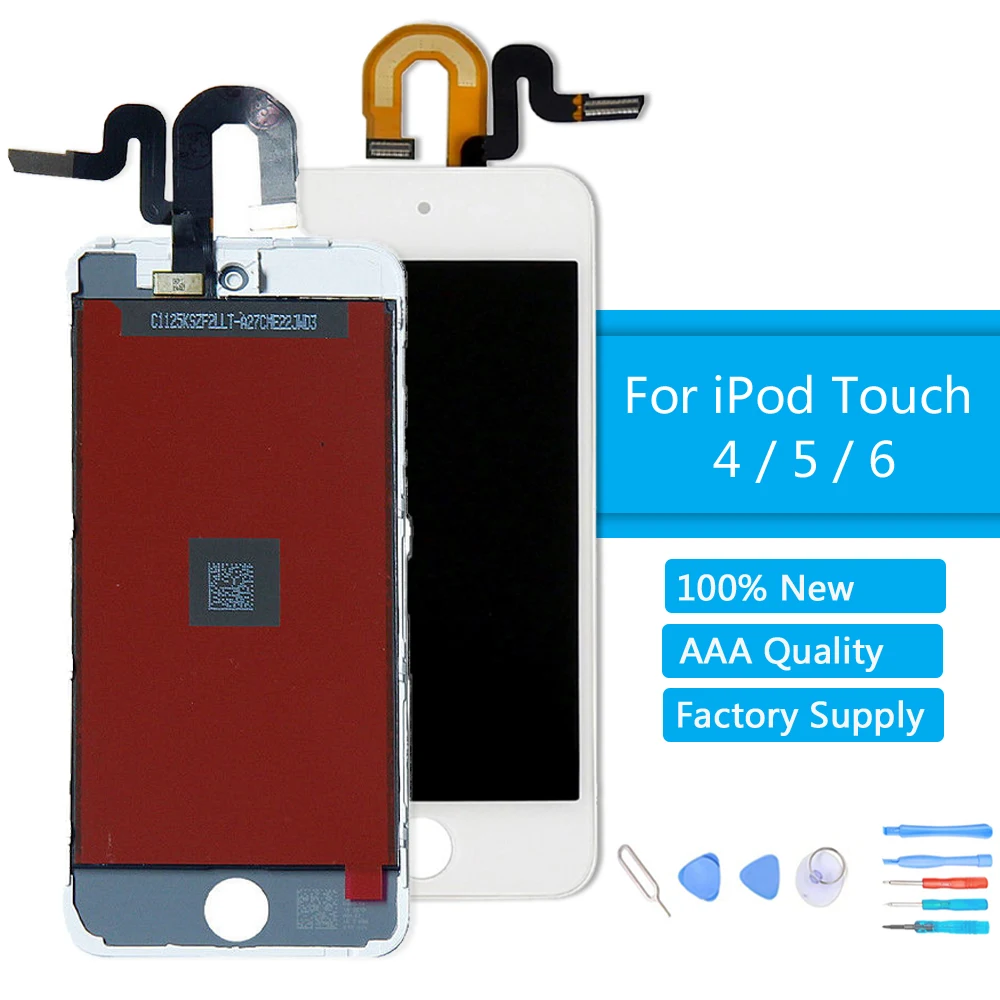 Для iPod Touch 4 5 6 го ЖК дисплея кодирующий преобразователь сенсорного экрана в сборе