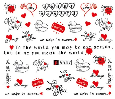 Наклейка на ногти водная наклейки для ногтей слайдер декор дизайна тату маникюр |