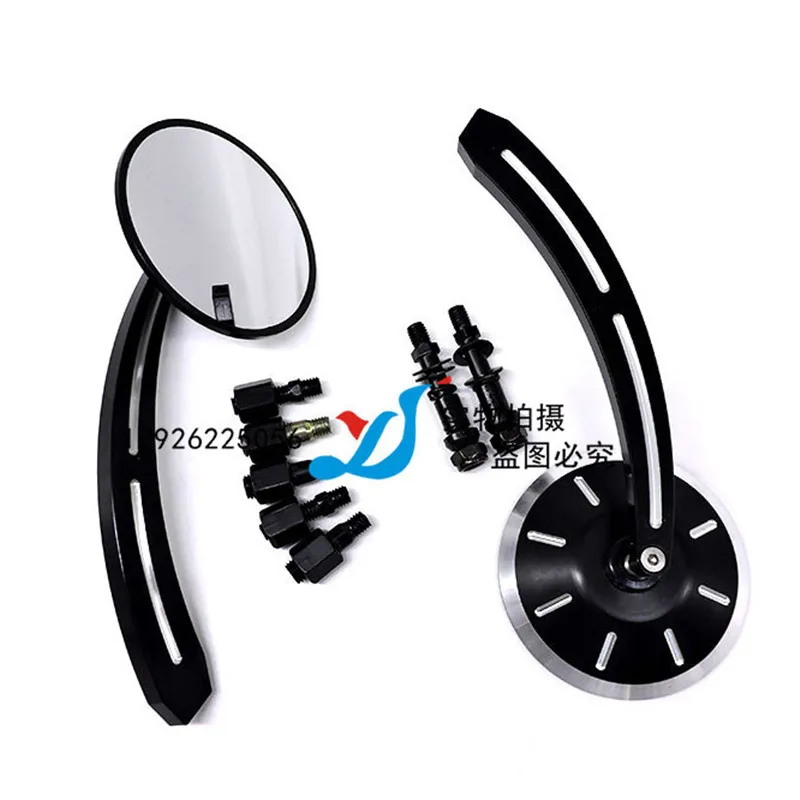 round metal CNC motorbike parts moto mirrors for harley Street750 Road Glide Special prince cruise mirror motorcycle rearview | Автомобили