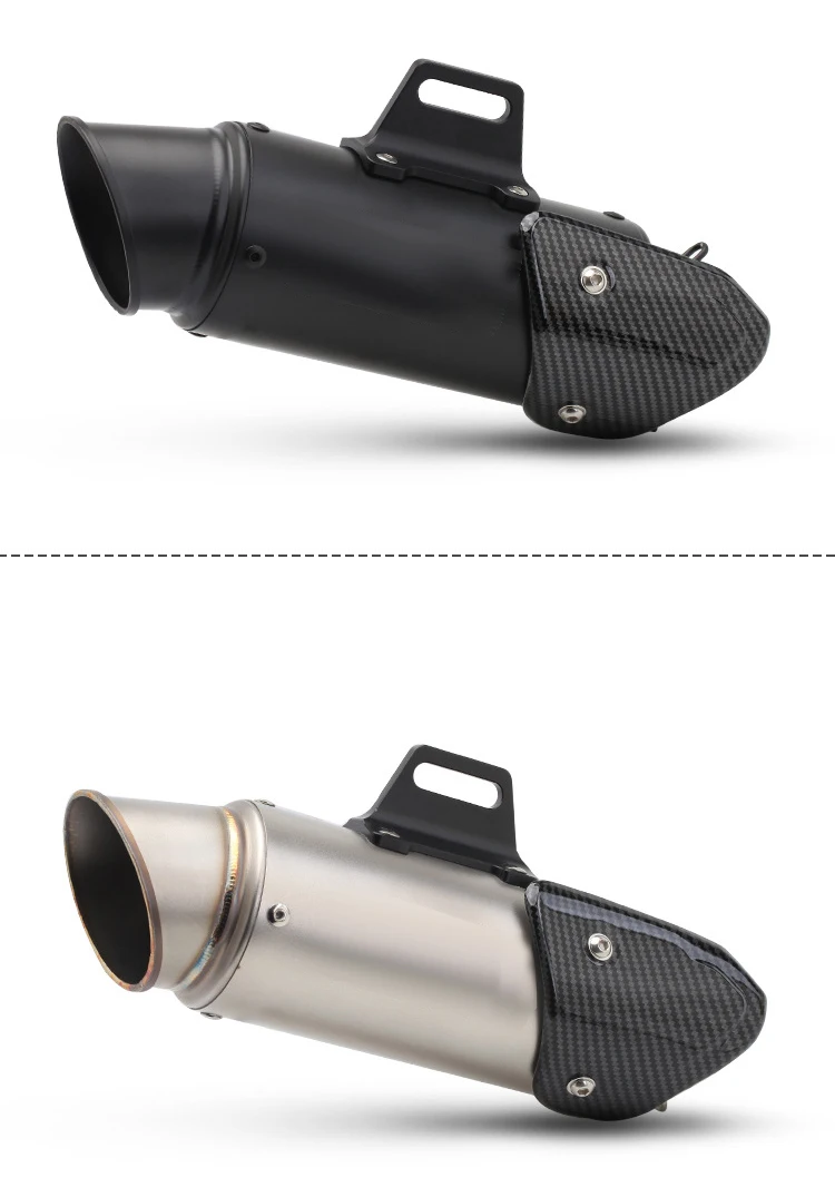 Универсальный выхлопной глушитель для мотоцикла диаметром 51 мм/60 мм глушителя