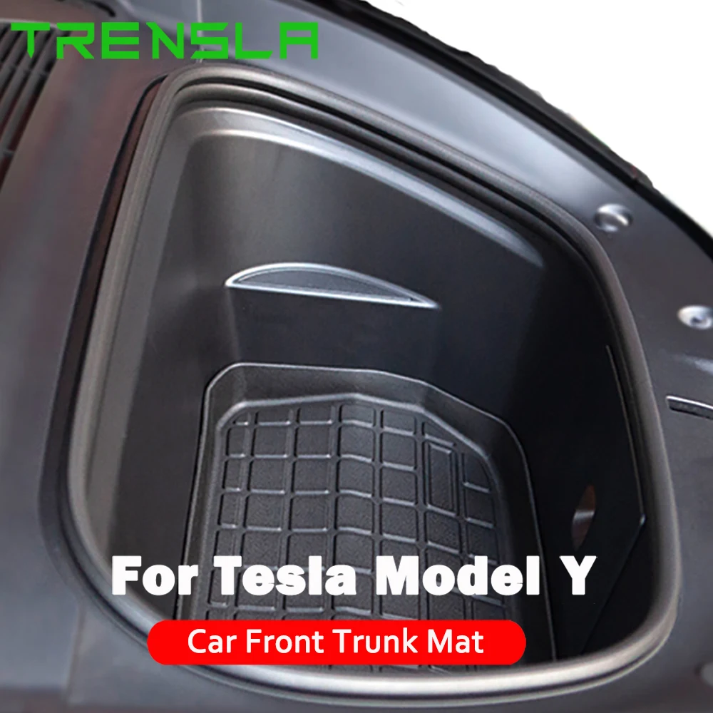 

Коврик для хранения в переднем багажнике для Tesla Model Y Back Box, подушка, водонепроницаемые прокладки, Легкая очистка, автомобильные аксессуары