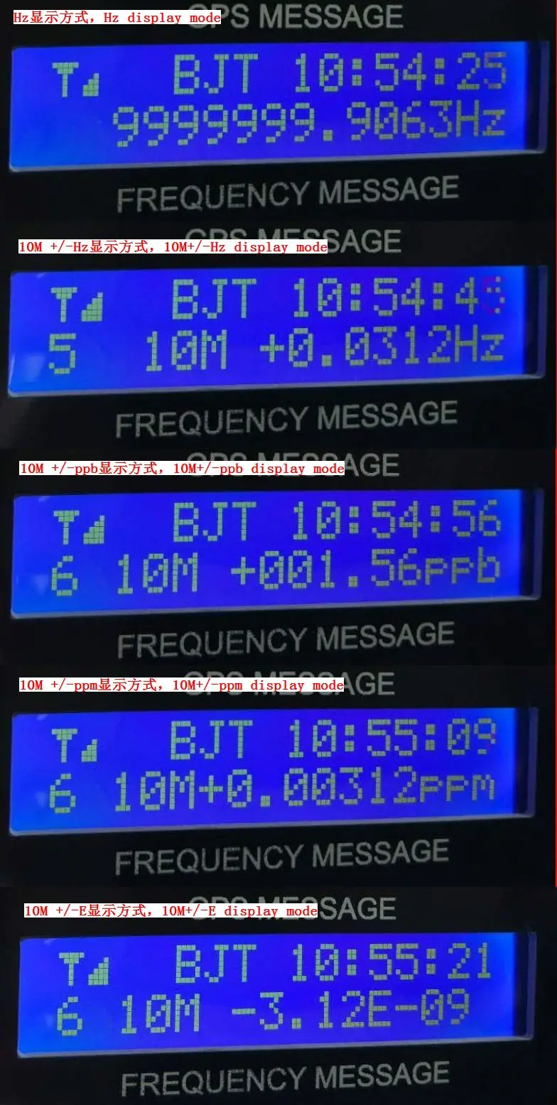 GPSDO-Reloj GPS, 10M, con pantalla LCD, referencia de sincronizaci&oacute;n de frecuencia-4