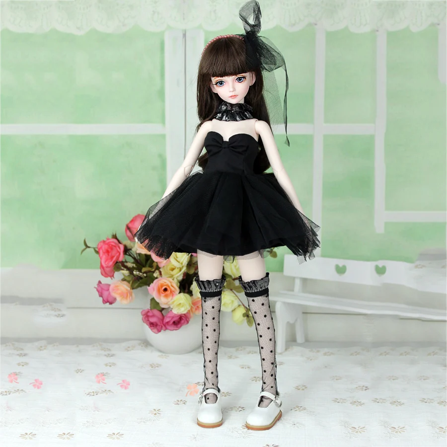 Платье для куклы Bybrana 1/3 1/4 Bjd юбка из пряжи сексуальная короткая Одежда BJD SD