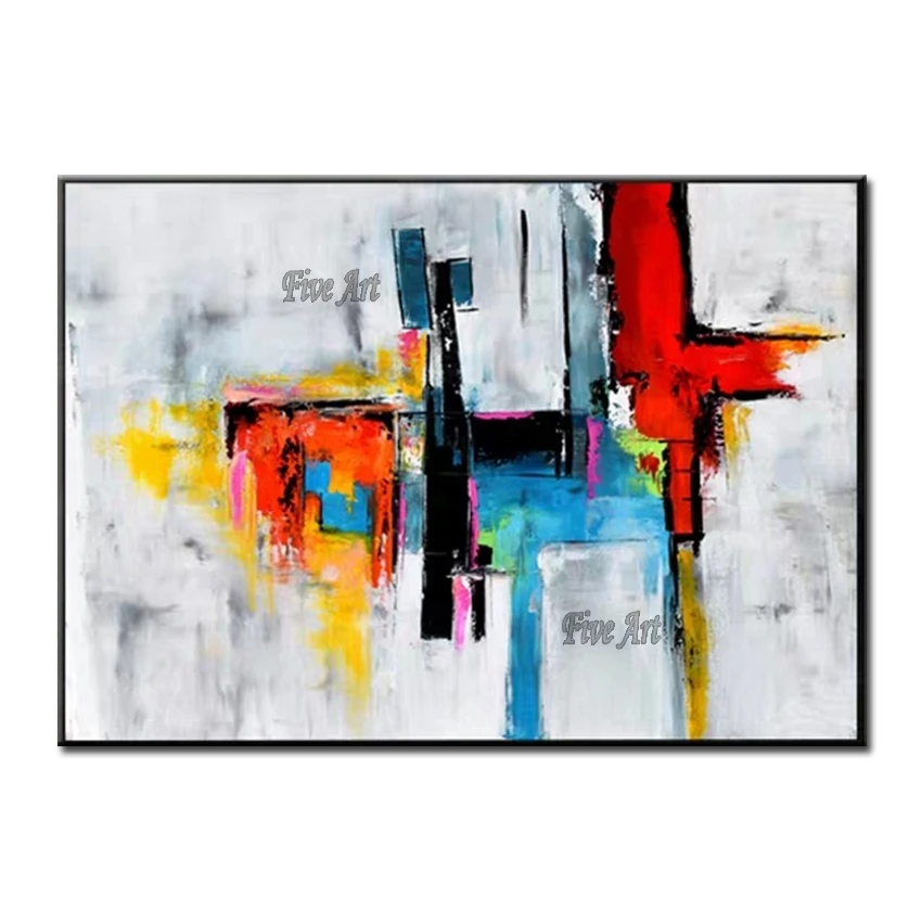 

Лидер продаж, картина маслом без рамки с абстрактной текстурой, бесплатная доставка, современное настенное украшение ручной работы, искусс...