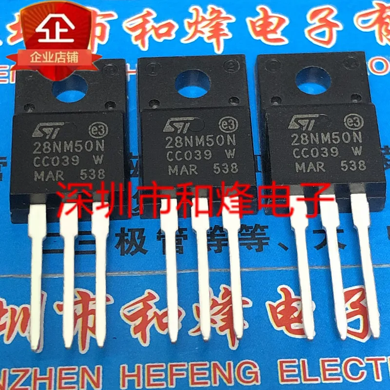 

10 шт. 28NM50N STF28NM50N TO-220F 500V 21A