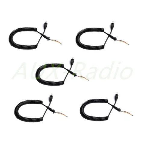 

5PCS HMN3596A DIY Replacement Speaker PTT Mic Microphone Cable for Motorola GM300 GM3188 GM338 CDM750 CDM1250 CDM750 LCS2000