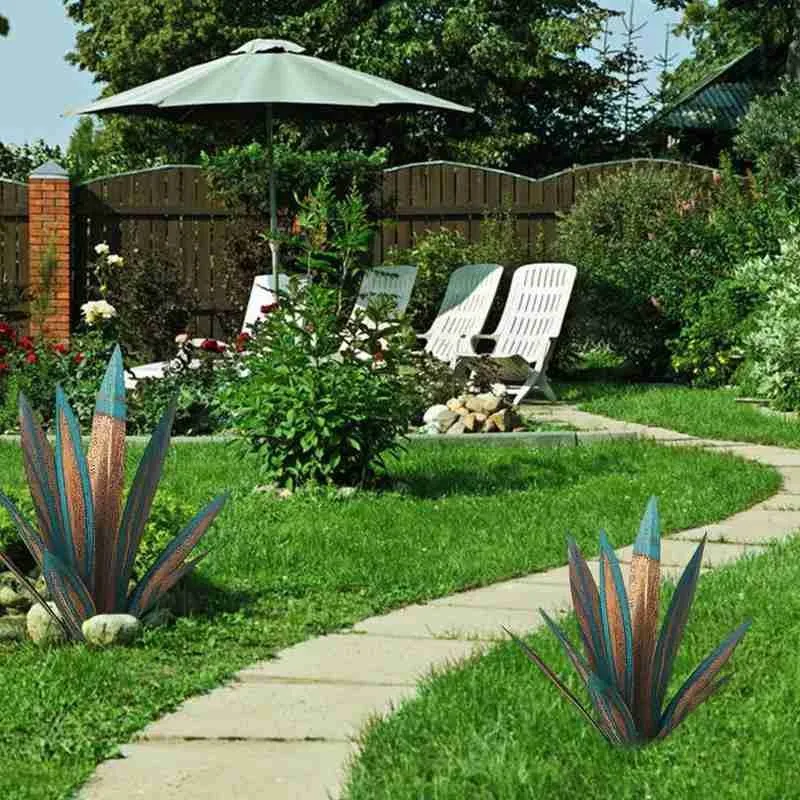 

Garden Decoration DIY Metal Art Tequila Rustic Sculpture Decor Art Sculpture Decor Outdoor Garden Yard Home Garden Signs B8T3