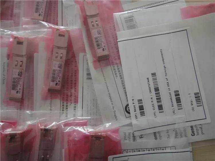 Оригинальный GLC T 1000BASE-T Gigabit Медь трансивер SFP модуля RJ45 разъем GLC-T модуль |