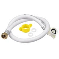 uxcell washing machine inlet hose pvc washing machine water inlet pipe fill connector tube 0 8m 2 62ft