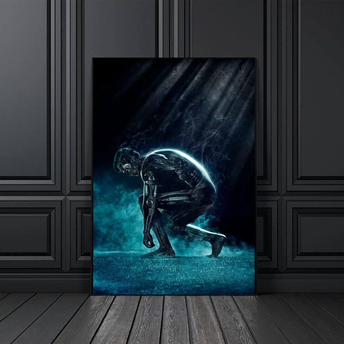 

Terminator Classic Retro Movie Poster Cover Canvas Print Custom Poster Home Decoration Wall Painting (No Frame)