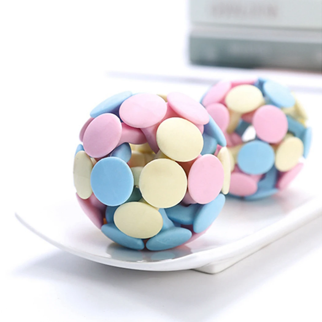 

Pet Cat Toy Woven 3PCS Colorful Bite Proof Kitten Ball Toy Puppy Chewing Ball Cat Toys Interactive Pet Supplies