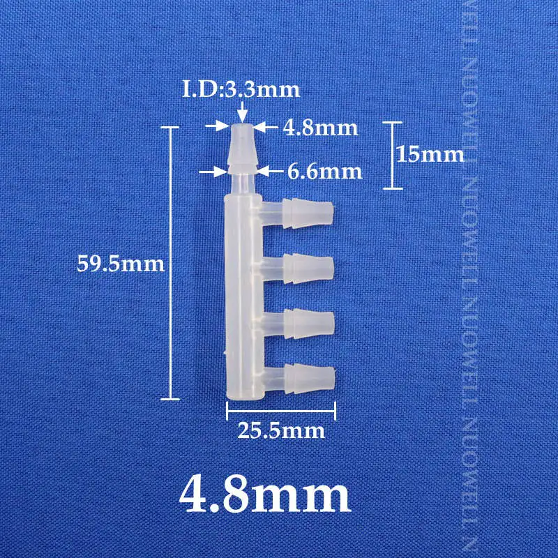 

Разветвитель для шлангов из ПП, 4-х лучевой