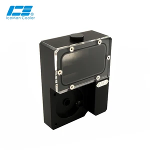 Охладитель IceManCooler DDC Combo Res для Ncase Chasis M1 V4 V5 V6, резервуар Ncase, черный резервуар для воды, 125x89x41 мм