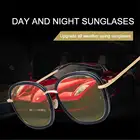 Очки солнцезащитные CAPONI женские, модные большие дизайнерские поляризационные фотохромные очки с функцией ночного видения, 1968