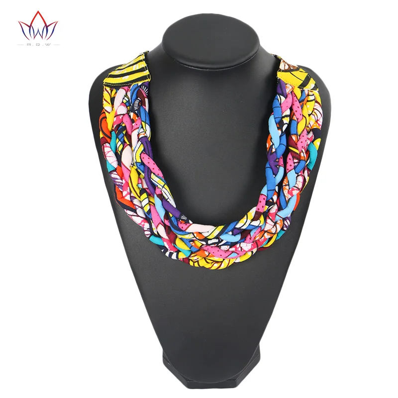 Ожерелье с Африканским принтом колье Анкары африканские этнические ювелирные