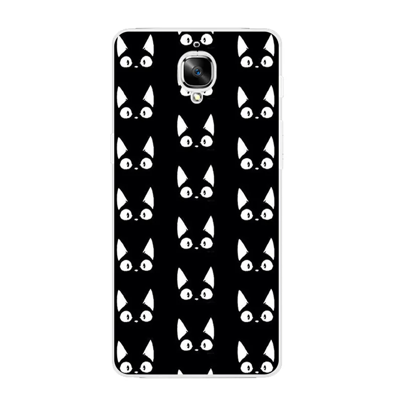 Чехол для OnePlus 3 / 3T чехол телефона One Plus 5 2 дюйма мягкий из ТПУ с рисунком кошки