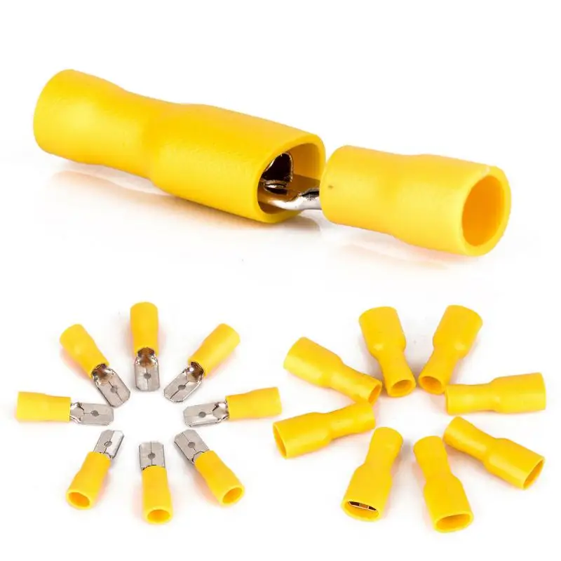 

Обжимная Клемма, набор соединителей для электрического кабеля, ОБЖИМНАЯ лопатка, Изолированная лопатка с кольцом, вилка, набор стыков