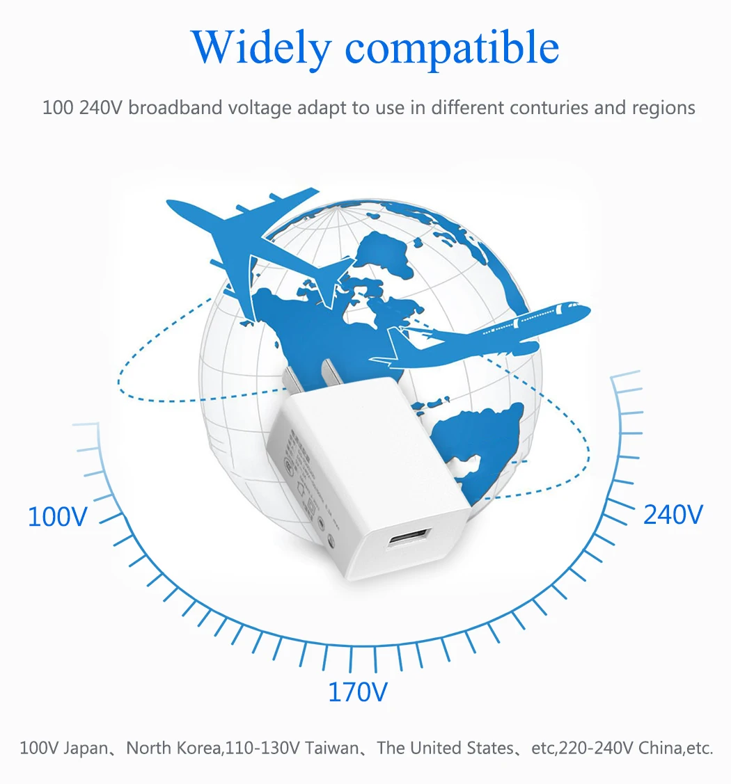 Зарядное устройство JORINDO с одним USB-портом 5 В 2 А мобильный телефон штепсельная