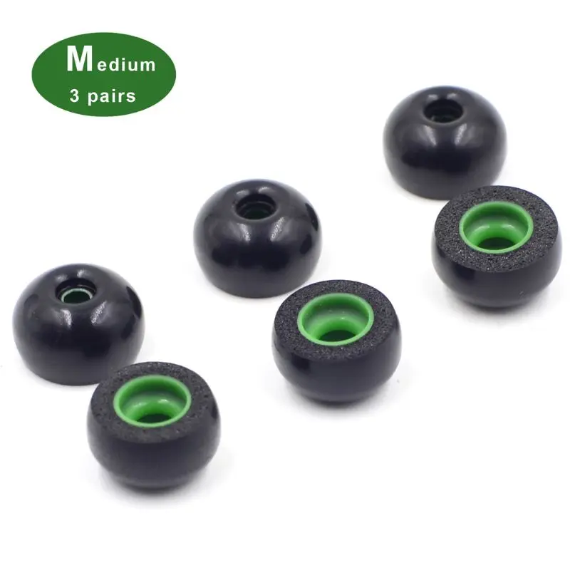 

Replacement Memory Foam Ear Tips TWS Earbuds Earphone Sleeve Accessories for Jabra Elite 65t SONY WF-1000XM3 Earphone