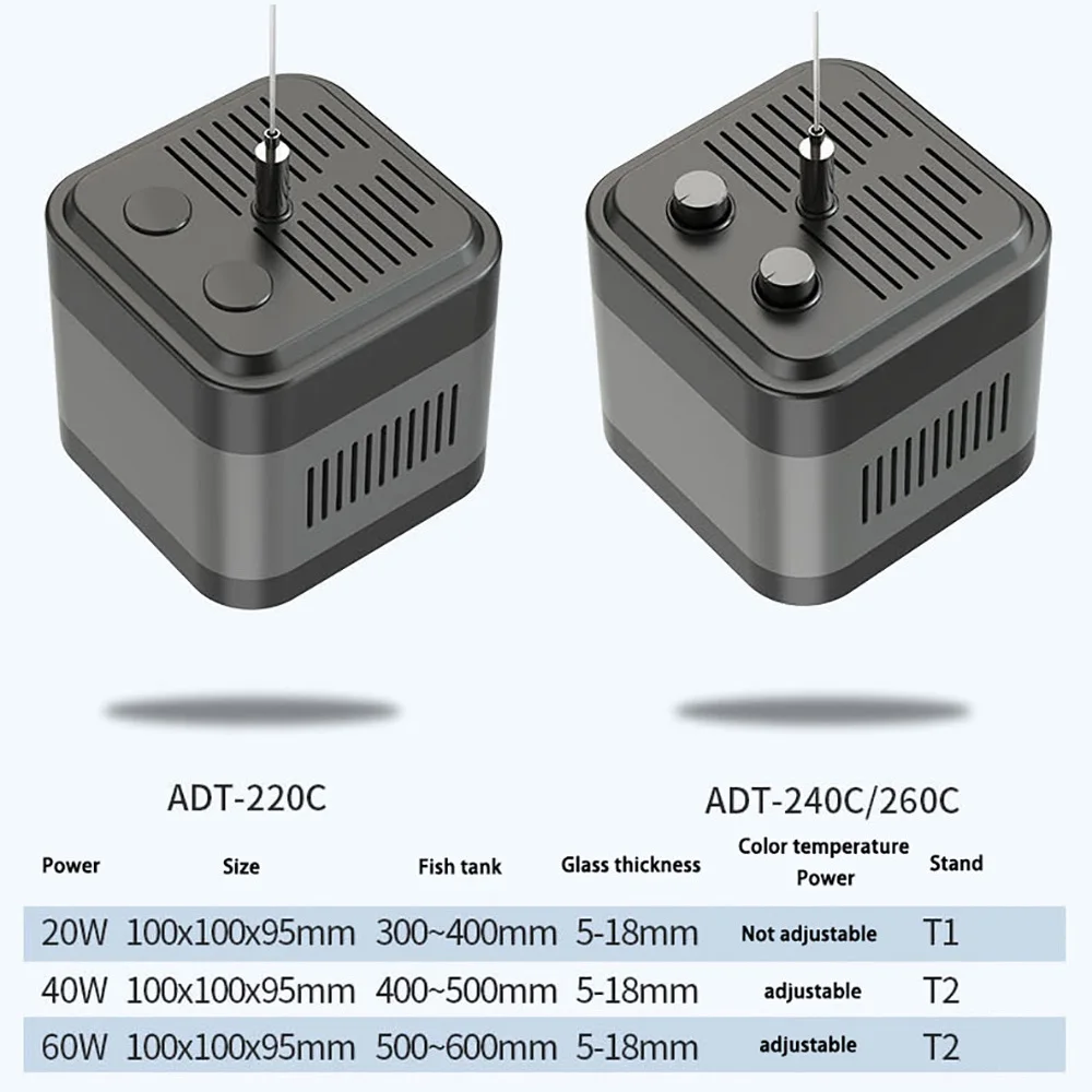 

Aquarium Light For Fish Tank Lamp Coral Lights With Dimmer Pet Aquatic Algae Plant Grow Lighting Aquarium Accessories