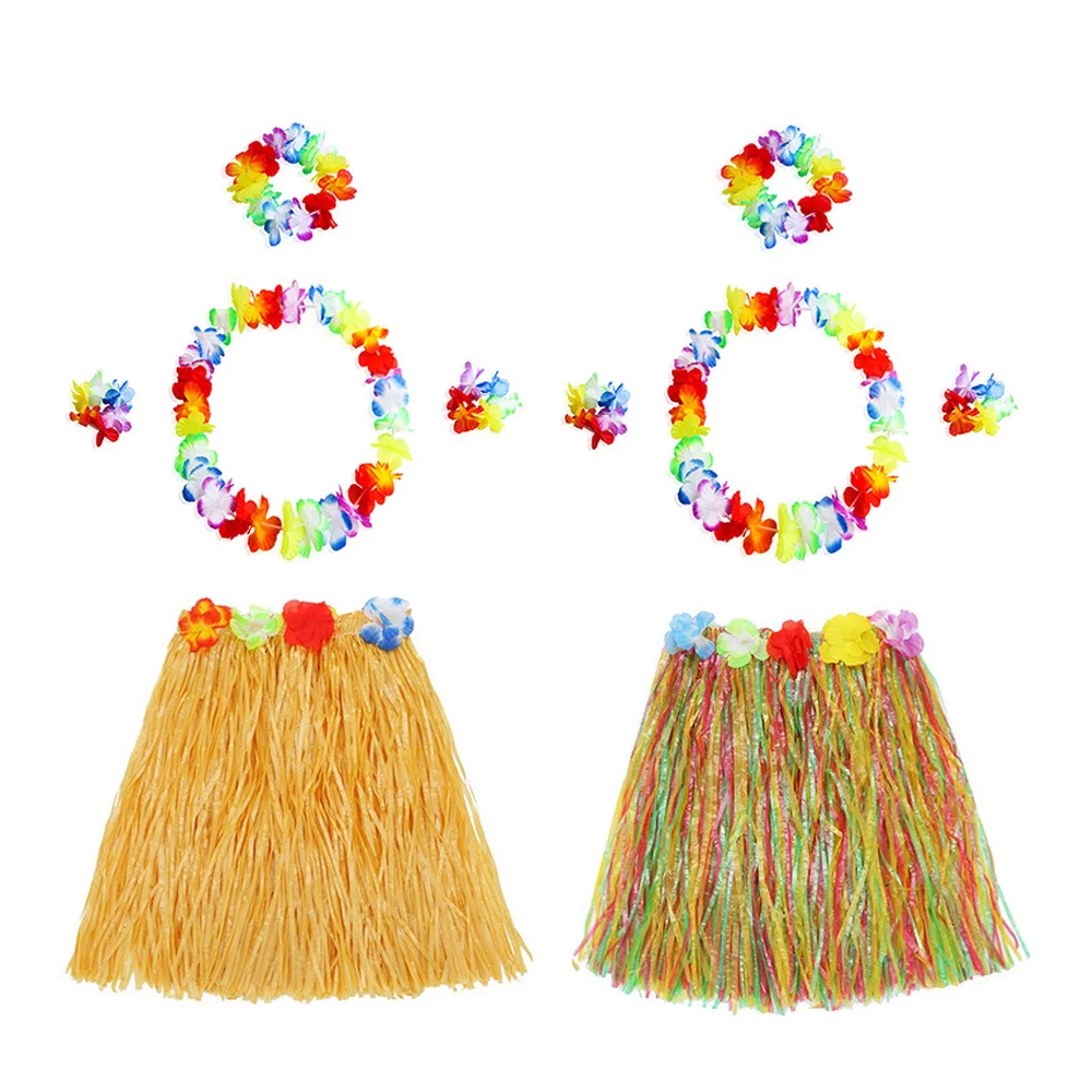 Гавайский Венок хула юбка летняя скатерть украшение ткань искусственная