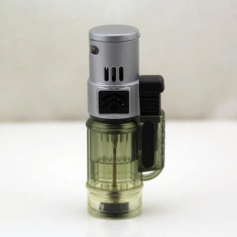 Ветрозащитная Зажигалка Видимый газ Синий Пламя факел турбо распылитель