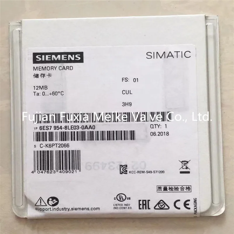 Original Product Siemens Storage card  6ES7954-8LE03-0AA0  6ES79548LE030AA0  6ES7954-8LE03-OAAO