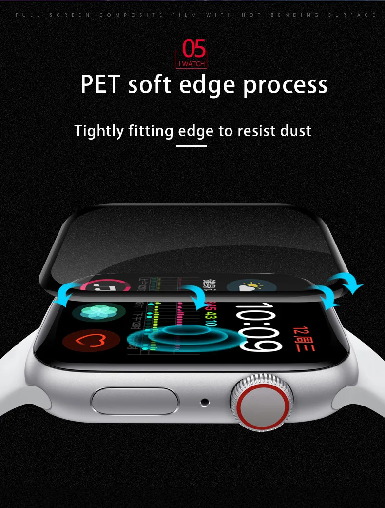 Изогнутое закаленное стекло 9H с полным покрытием защитная пленка горячая гибка