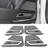 for vw volkswagen atlas teramont 2017 2020 stainless car door panel loudspeaker pad speaker cover trim frame sticker accessories