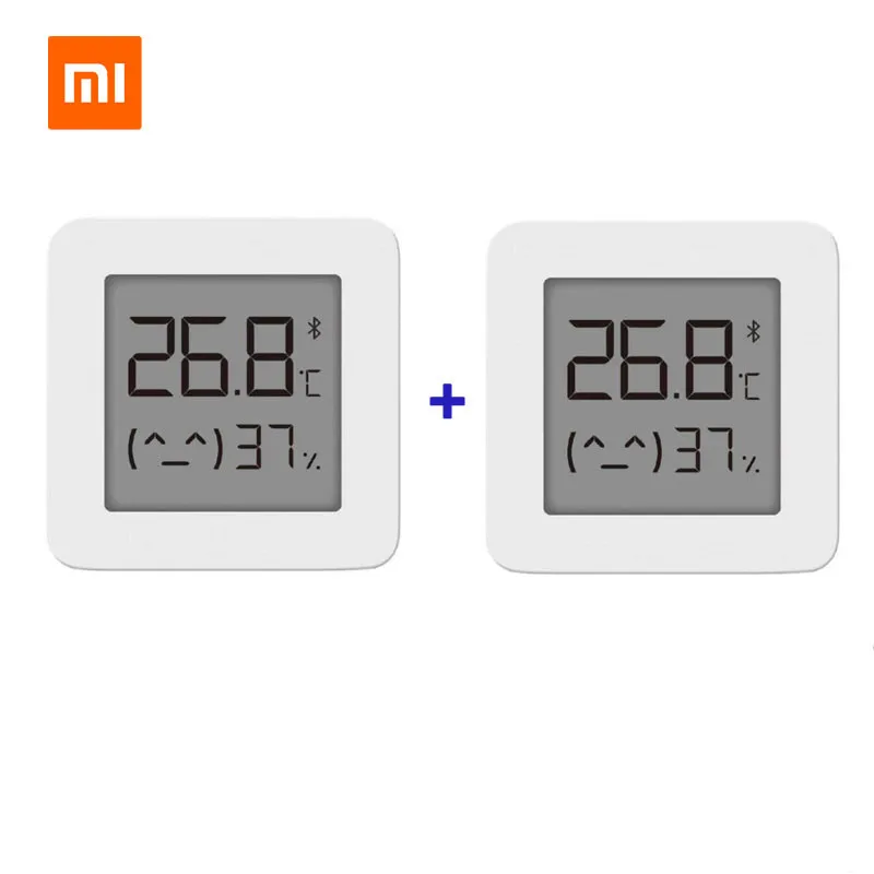 2PCS Xiaomi Mijia Bluetooth Digital Thermometer 2 Temperature Humidity Sensor LCD Screen Hygrometer Moisture Smart work Mi APP