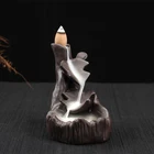 Благовония или горелка, китайские изделия из керамики, креативный домашний декор, лотос, пруд, задник, благовония, палочки, курильница