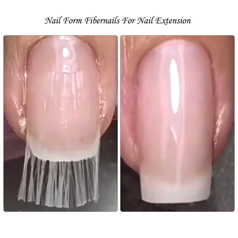 Дизайн ногтей волокно стекло для наращивания ногтей Fibernails акриловые наконечники для УФ геля DIY гвоздь стекловолокно гвозди строительный Маникюрный Инструмент