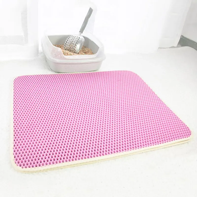 

Cat litter Mat Double Layer Pad Large Flexible Premium Clean Trapping Sifting