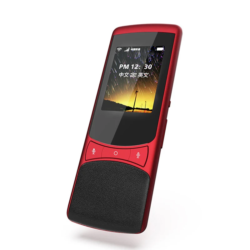 AI Smart Voice Translator 4G/wifi E-SIM 51 язык 512 М/4 ГБ 2 4 дюймов экран Камера шумоподавление