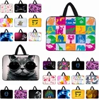 Чехол Funda porttil 15,6, Неопреновая ручка 10, 12, 13,3, 11,6, 10,1, 14, 15, 17 дюймов, сумка для переноски ноутбука, водонепроницаемый противоударный чехол