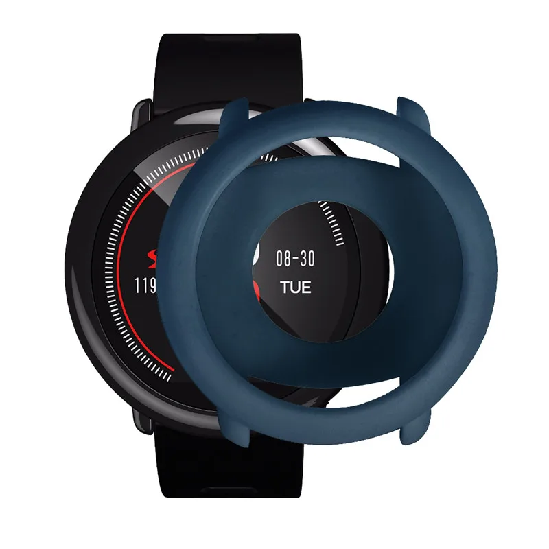 Защитный чехол 2 в 1 для Xiaomi Huami AMAZFIT Pace Band чехлы из ТПУ с ремешком и защитная пленка