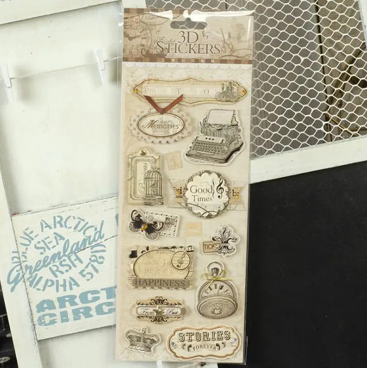 1 шт. Красивая стерео наклейка цветочный узор бабочки сделай сам Книжная Марка