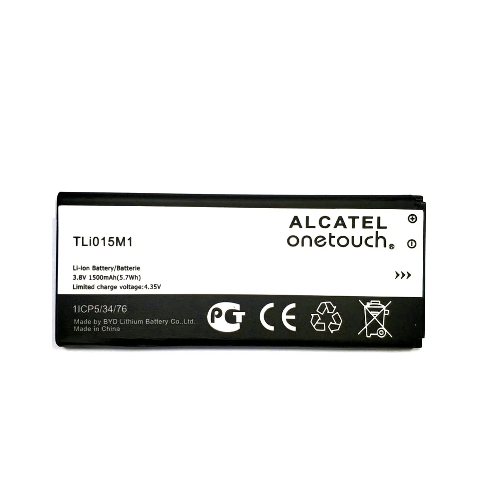 Новый TLi015m1 3 8 V 1500 мА/ч Батарея для TCL чехол с откидной крышкой Alcatel One Touch Pixi 4 4034A